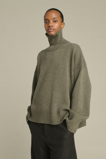 SOEUR William Pullover Sweater Heather Grey