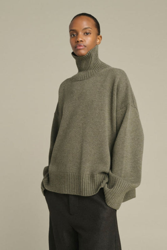SOEUR William Pullover Sweater Heather Grey