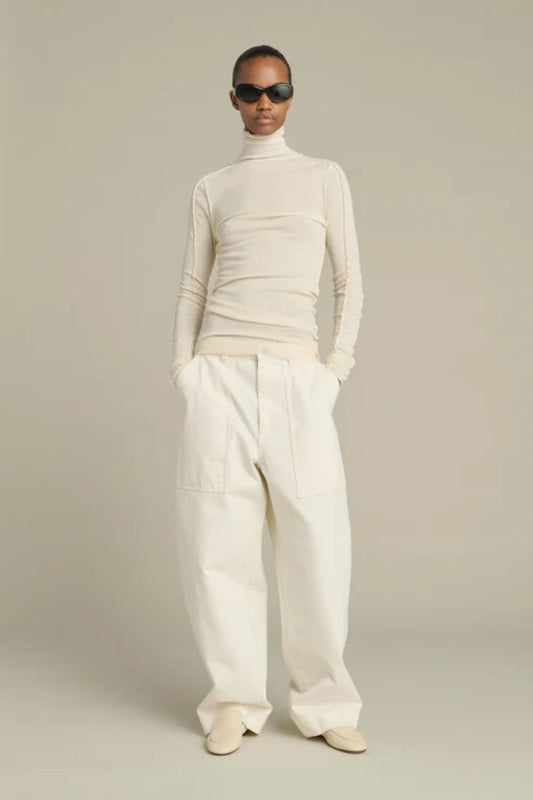 SOEUR Lois Shirt Ecru