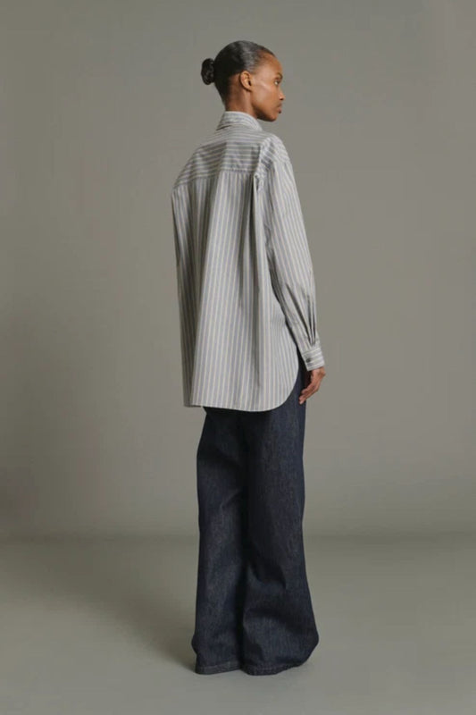 SOEUR Grenade Shirt Charcoal Bronze Stripe