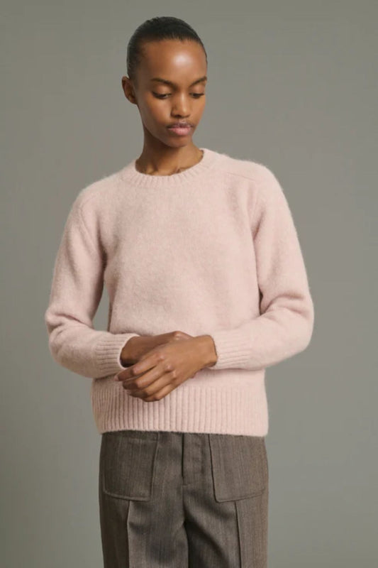 SOEUR Envie Pullover Sweater Pale Pink