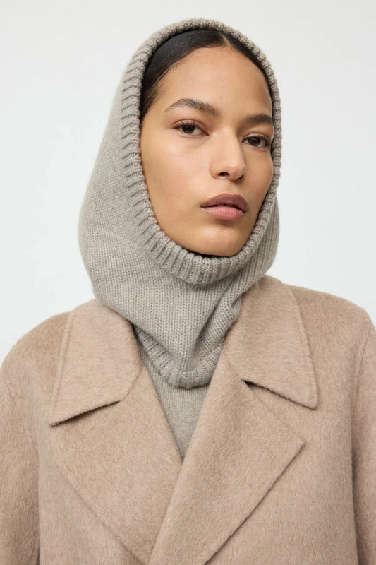 Soft Goat Balaclava Griege