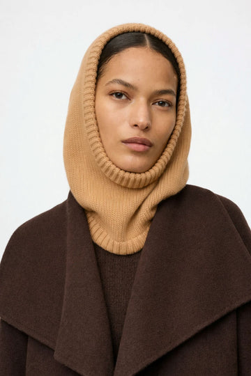 Soft Goat Balaclava Camel