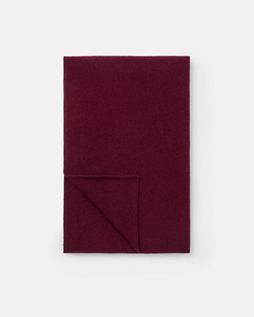 Soft Goat Knitted Scarf Bordeaux