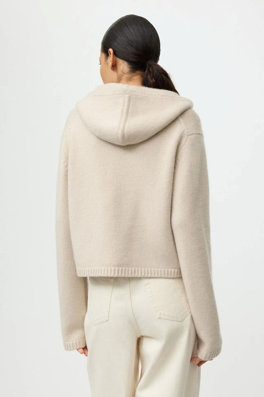 Soft Goat Chunky Hoodie Chalk