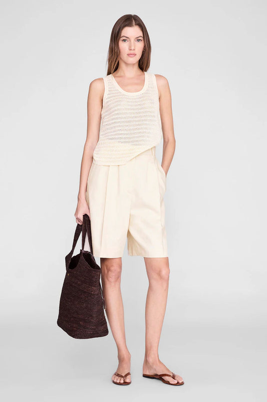 Anine Bing Arie Tank Ivory