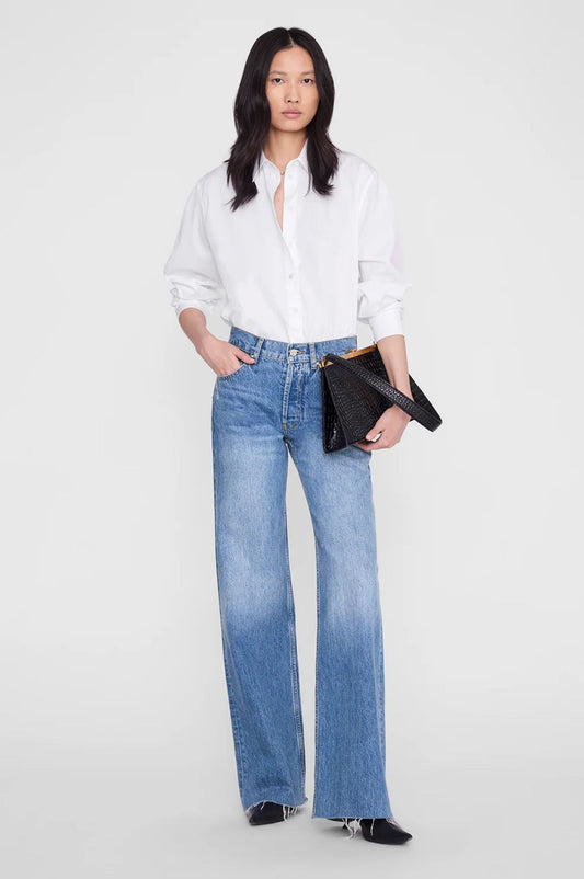Anine Bing Essie Shirt White
