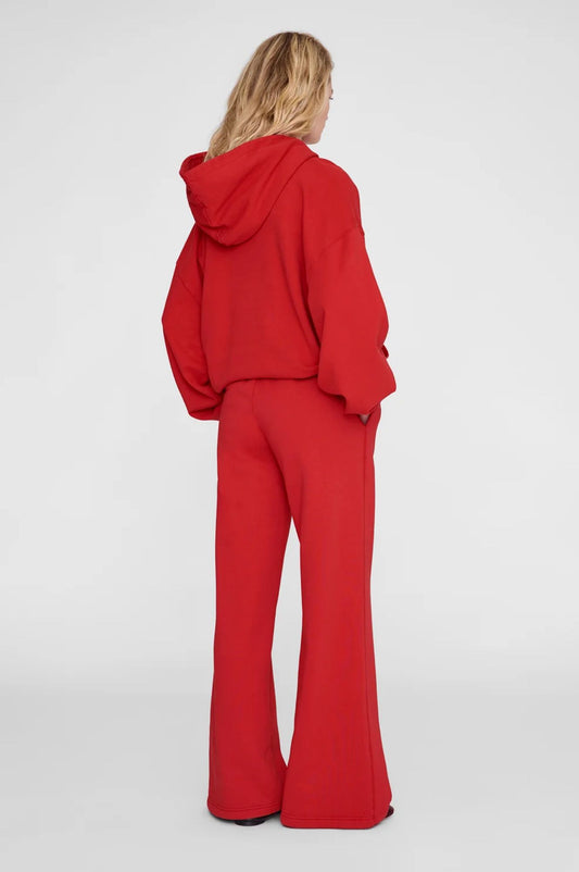 Anine Bing Kacey Sweatpants Tango Red