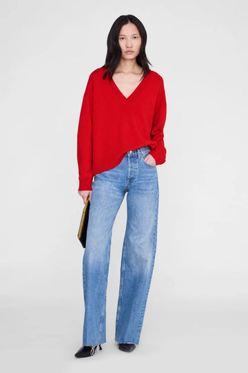 Anine Bing Lee Sweater Tango Red