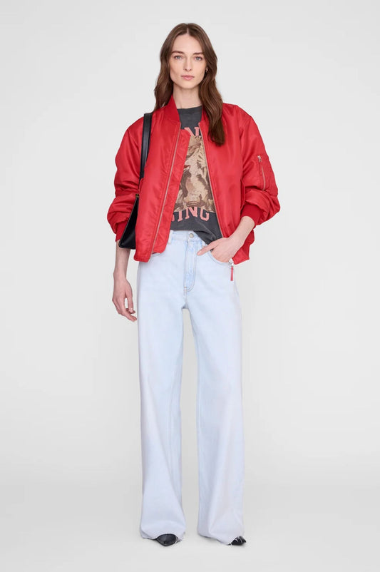 Anine Bing Leon Bomber Tango Red