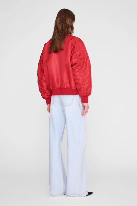 Anine Bing Leon Bomber Tango Red