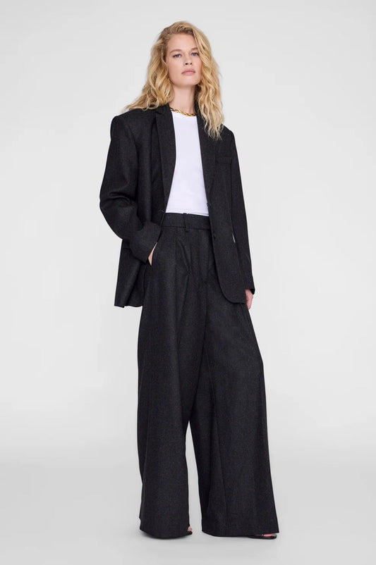 Anine Bing Quinn Blazer Dark Grey