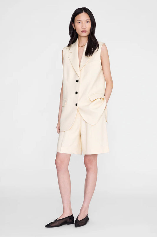 Anine Bing Sara Vest Cream