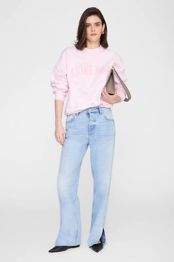 Anine Bing Spencer Sweatshirt 'Anine Bing' Powder Pink