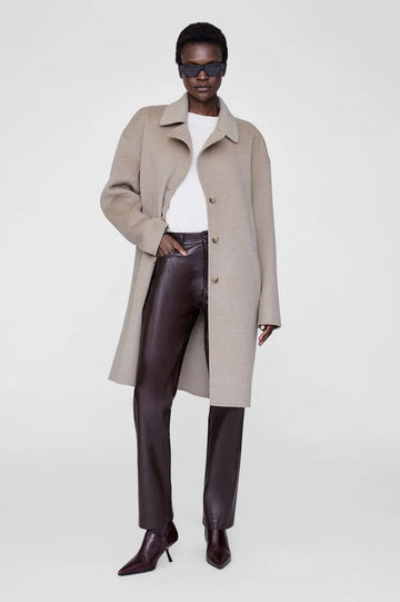 Anine Bing Portia Coat Oatmeal