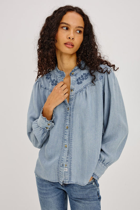 Rails Alanna Shirt Medium Cloud Wash
