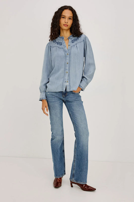 Rails Alanna Shirt Medium Cloud Wash