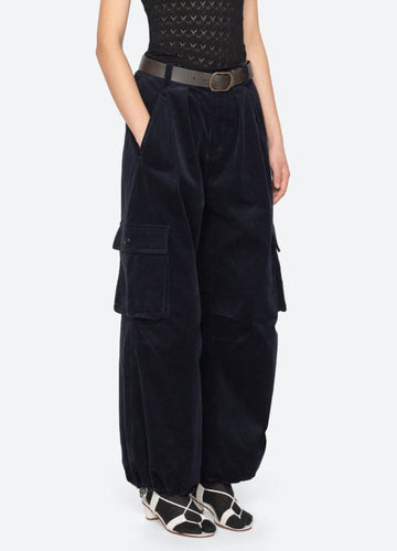 Sea NY Garret Corduroy Pant Navy