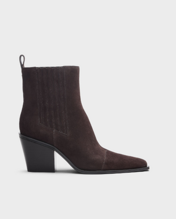 Rag & Bone Newbury Leather Chelsea Boot Dark Brown