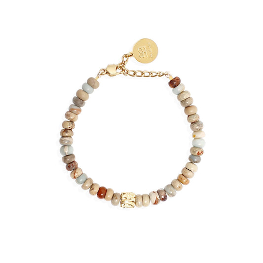 By Alona Dunaway Bracelet Aquaterra Jasper and Gold