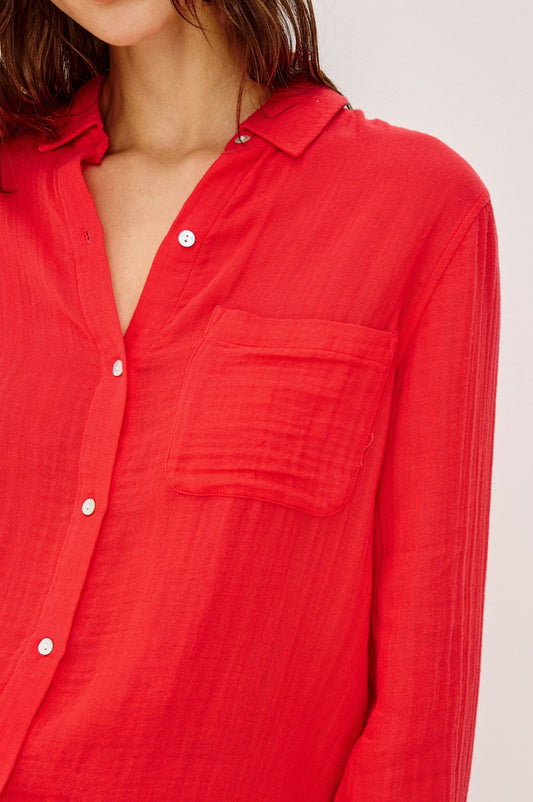 Rails Ellis Shirt Cherry