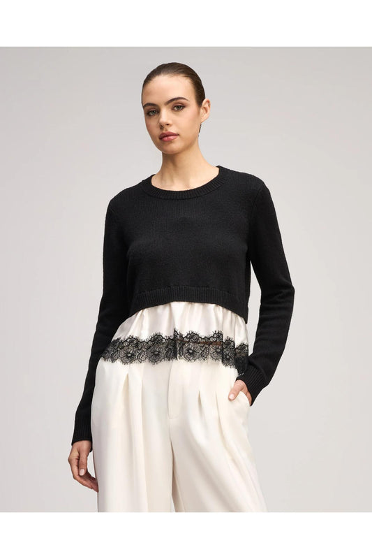 Cinq à Sept Zyla Pull Over Black