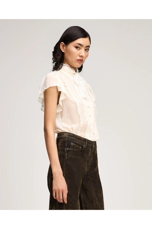 Cinq à Sept Virelle Top Ivory