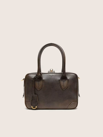 Golden Goose Vita Bag Brown Leather