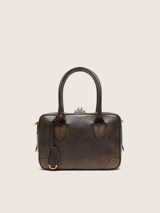 Golden Goose Vita Bag Brown Leather
