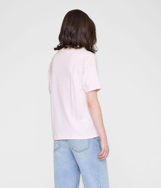 Anine Bing Jaylin Tee Collegiate Powder Pink