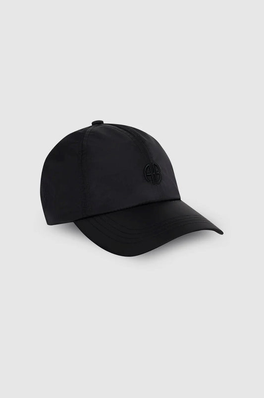 Anine Bing Jeremy Baseball Cap AB Nylon Black
