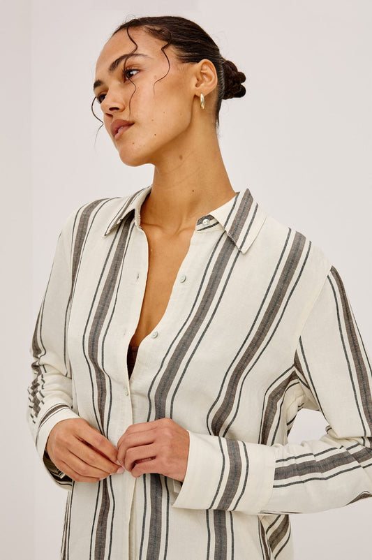 Rails Knox Shirt Sequoia Stripe