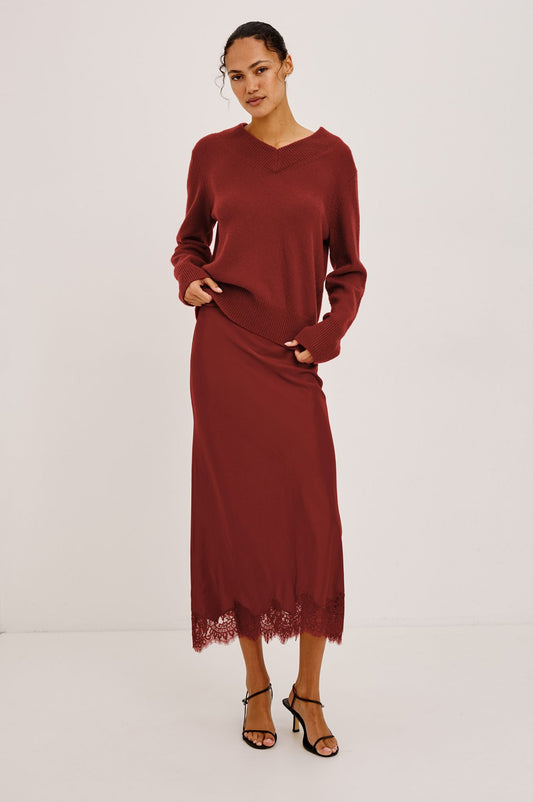 Rails Lydia Sweater Crimson