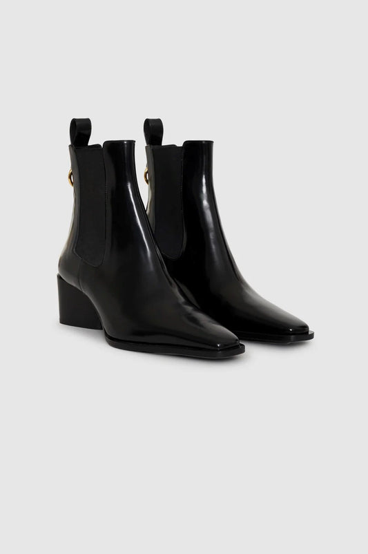 Anine Bing Livia Chelsea Boots Black