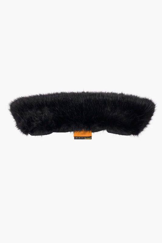 Marfa Stance Faux Fur Collar Black