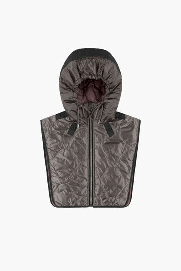 Marfa Stance Reversible Quilted Zip Hood Granite Black Amethyst
