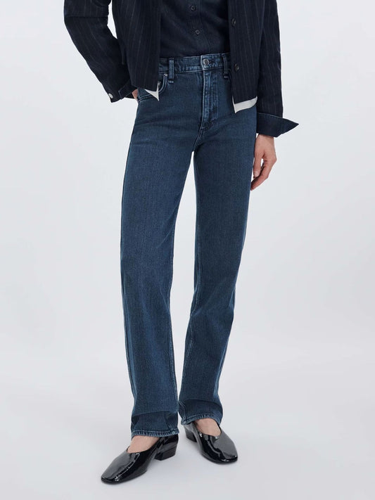 Rag & Bone Harlow Straight Jeans Catskill