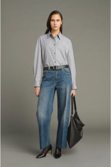 SOEUR Jerry Jeans Washed Blue Denim
