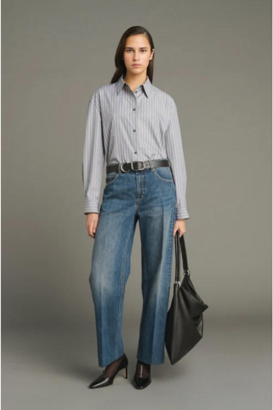 SOEUR Jerry Jeans Washed Blue Denim