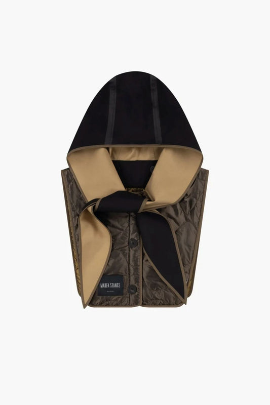 Marfa Stance Weatherproof Bonded Wrap Hood Honey Black