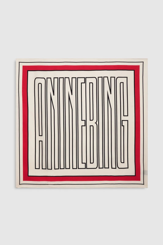 Anine Bing York Scarf Tango Red