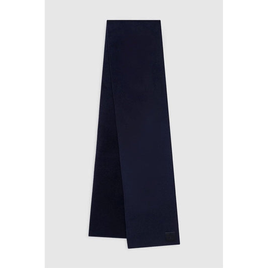 Anine Bing Ava Cashmere Blend Scarf Navy