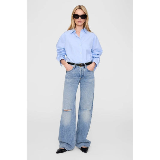 Anine Bing Essie Shirt Blue