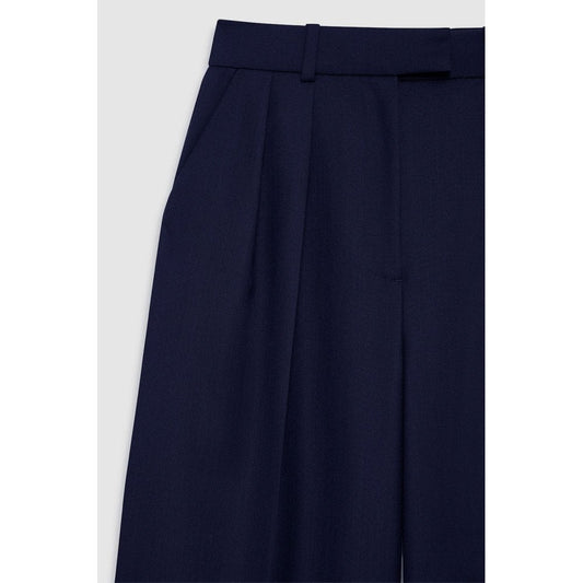 Anine Bing Lou Trousers Midnight Blue