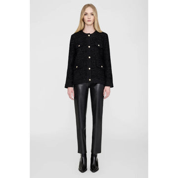 Anine Bing Lydia Jacket Black Shine