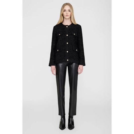 Anine Bing Lydia Jacket Black Shine
