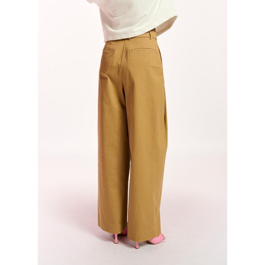 Essentiel Antwerp Furlong Wide Leg Pants Oat Cappuccino