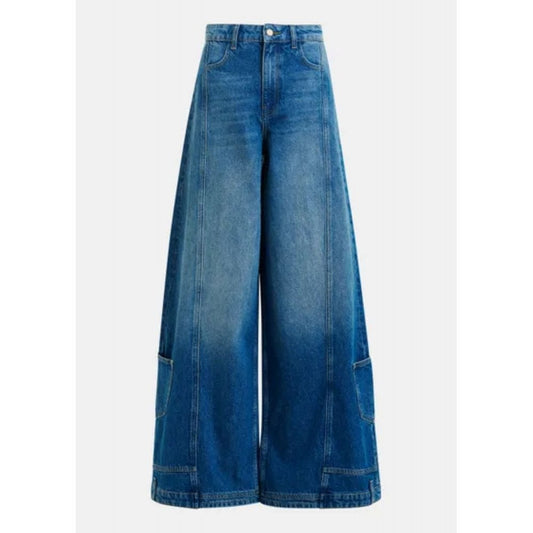 Essentiel Antwerp Jelaba Patchwork Jeans Quiet Pool