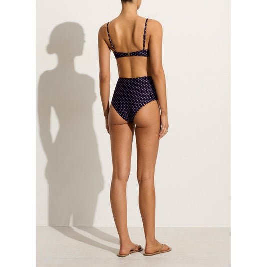 Faithfull The Brand Stefania Bikini Top Ludovica Polka Dot