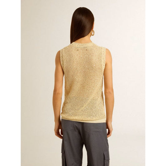 Golden Goose Journey W's Mesh Sequin Knit Tank